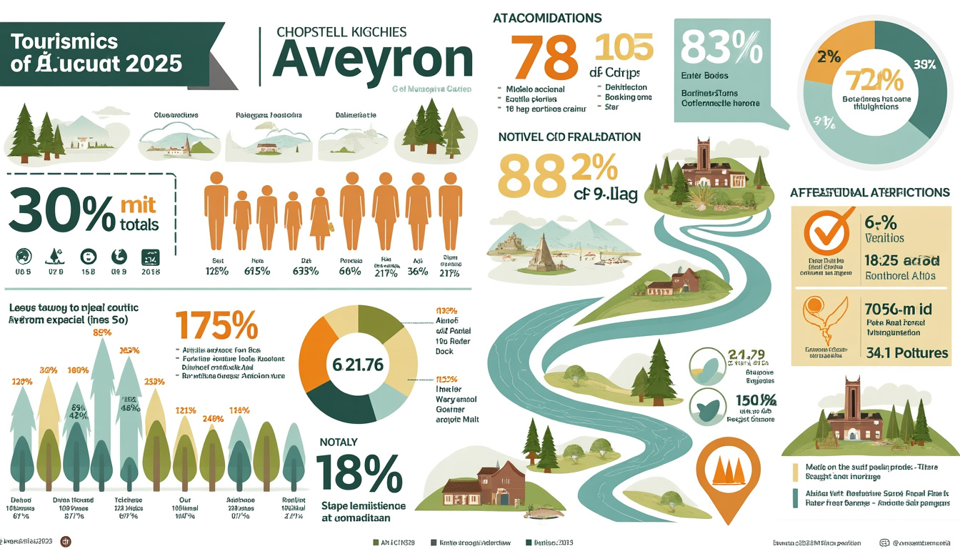 découvrez comment le mois d'août, malgré une météo incertaine, a réservé des surprises aux vacanciers en aveyron et s'est finalement révélé positif pour les professionnels du tourisme local.
