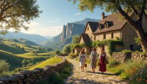 partez à la découverte de l'aveyron à travers une promenade apaisante, mêlant rencontres authentiques avec les habitants et paysages à couper le souffle. laissez-vous charmer par ce voyage entre nature et convivialité.