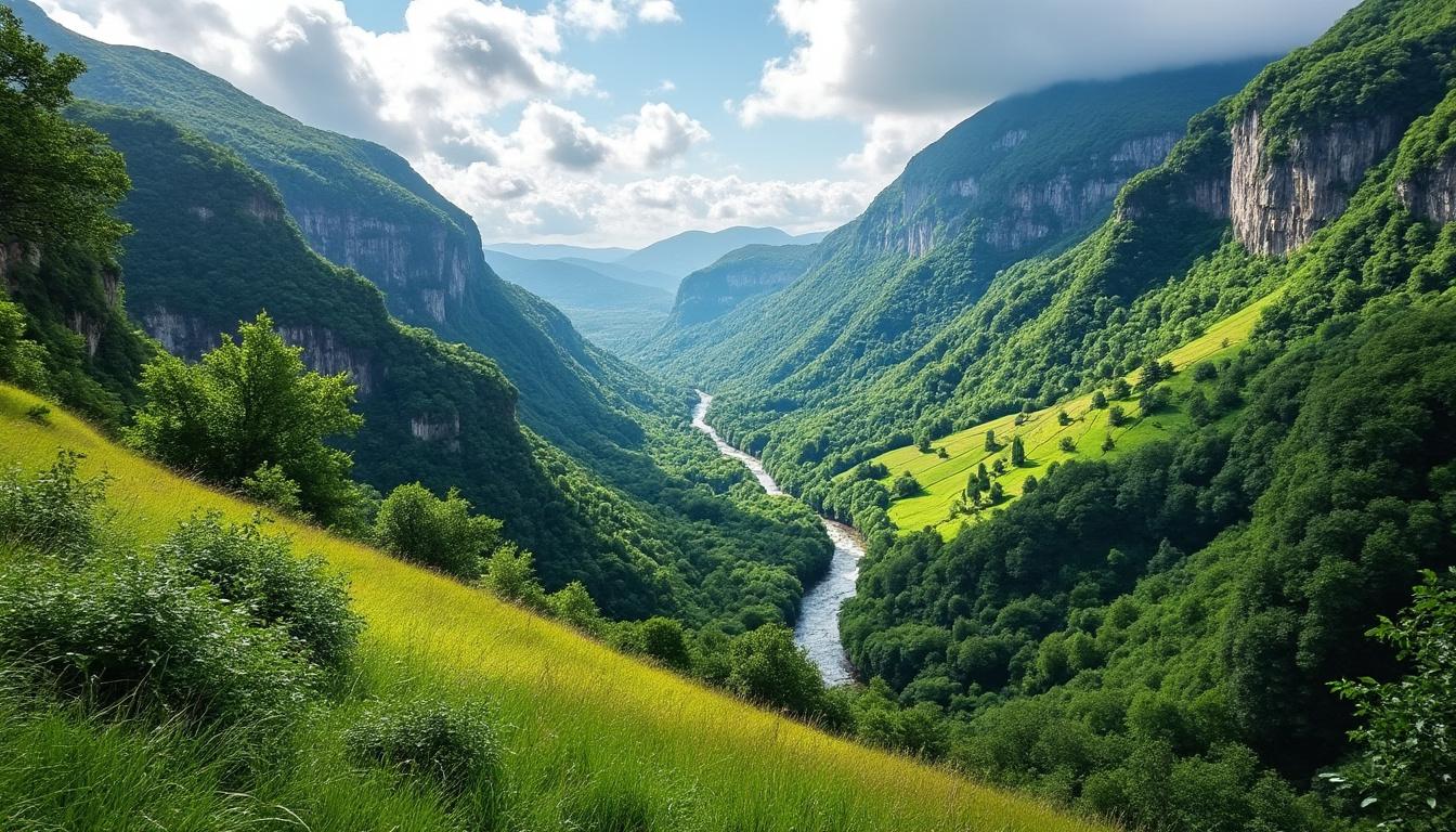 explorez les magnifiques gorges de kakuetta, un joyau naturel exceptionnel offrant des paysages spectaculaires et une aventure inoubliable au cœur de la nature.