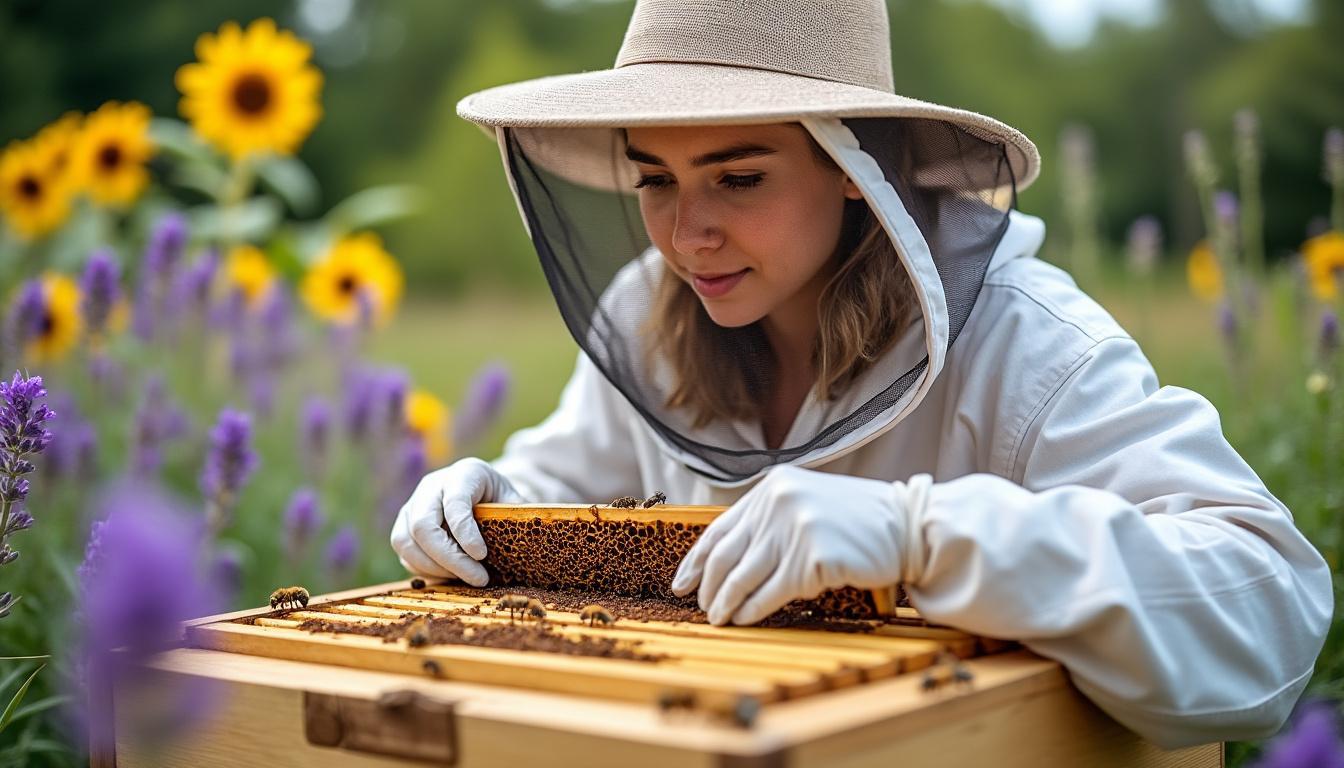 découvrez l'année extraordinaire de mathilde andrieu entre douceur et aventures passionnantes au cœur des ruches, révélant les secrets de l'apiculture et la magie de la nature.