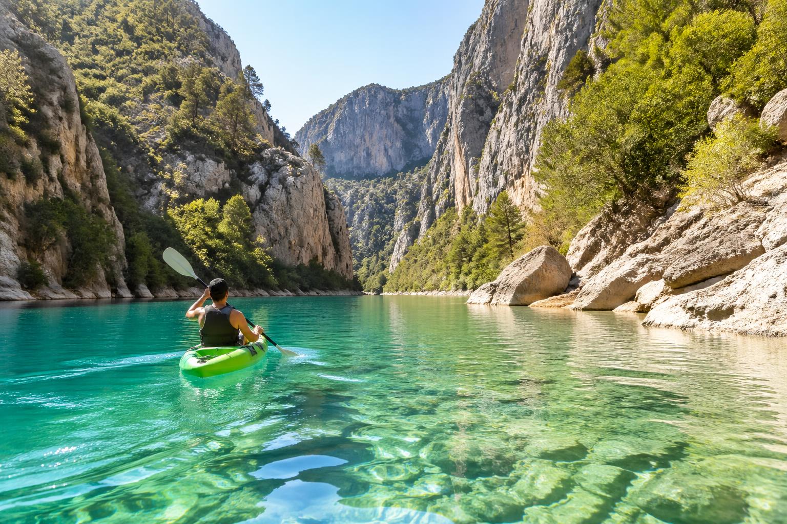 découvrez les meilleures spots pour faire du kayak dans les gorges du verdon et profitez d'une aventure inoubliable en pagayant au cœur de paysages à couper le souffle.
