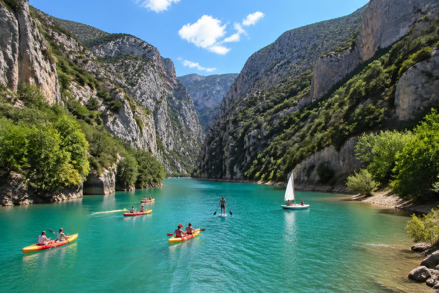 découvrez les gorges du verdon, un site exceptionnel pour les sports nautiques : kayak, rafting, paddle et bien plus dans un cadre naturel spectaculaire.