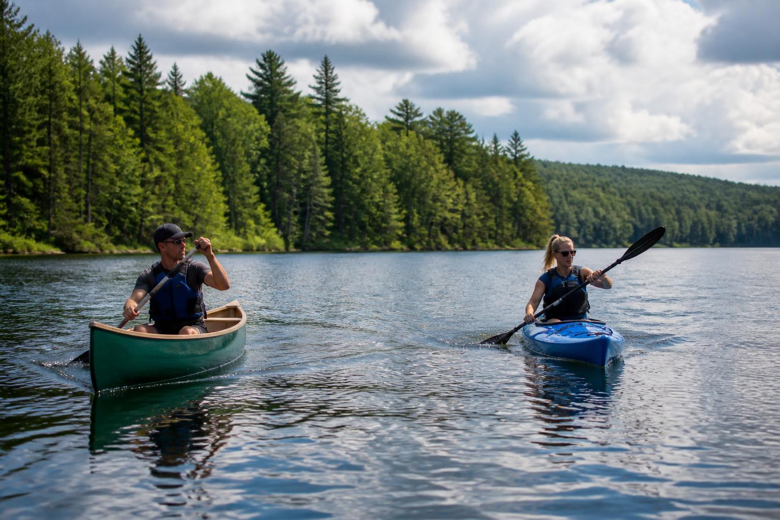 découvrez les vraies différences entre le canoë et le kayak, deux sports nautiques populaires, pour choisir celui qui vous convient le mieux.