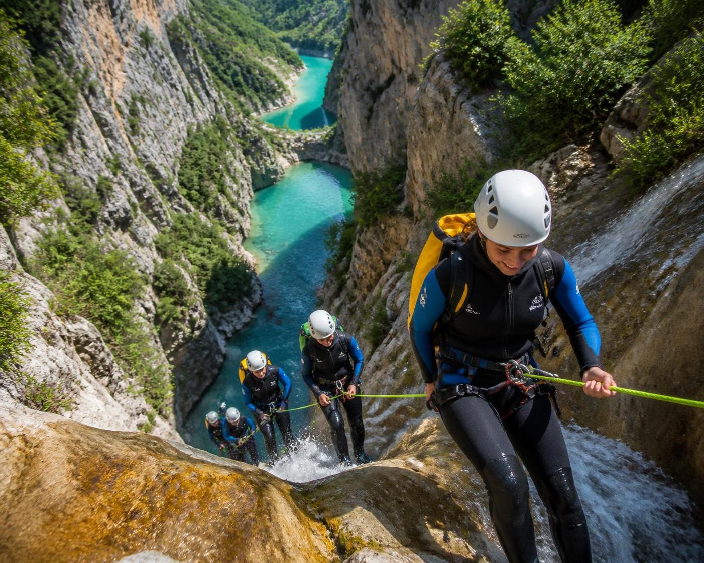 découvrez le canyoning dans les gorges du verdon : niveaux de difficulté, tarifs et prestataires pour une aventure inoubliable en pleine nature.