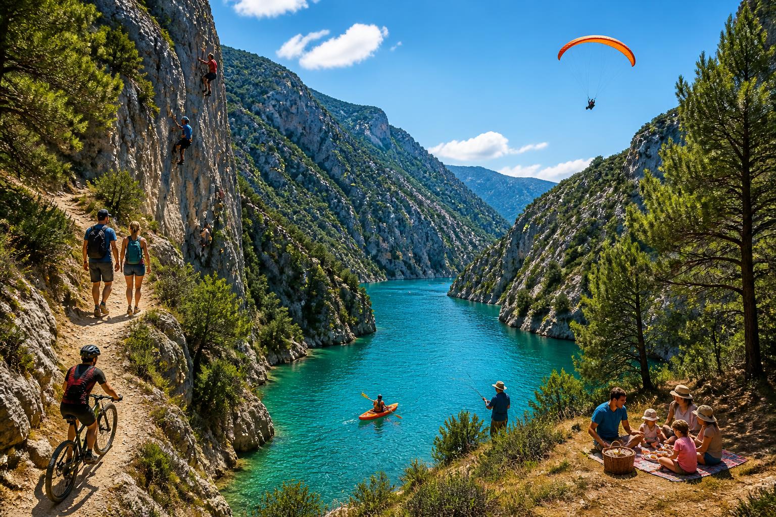 découvrez 7 activités incontournables à faire cet été dans les magnifiques gorges du verdon, un site naturel exceptionnel pour les amateurs d'aventure et de nature.