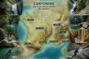 découvrez les meilleurs spots de canyoning près de chez vous, classés par région, pour vivre des aventures aquatiques inoubliables en toute proximité.