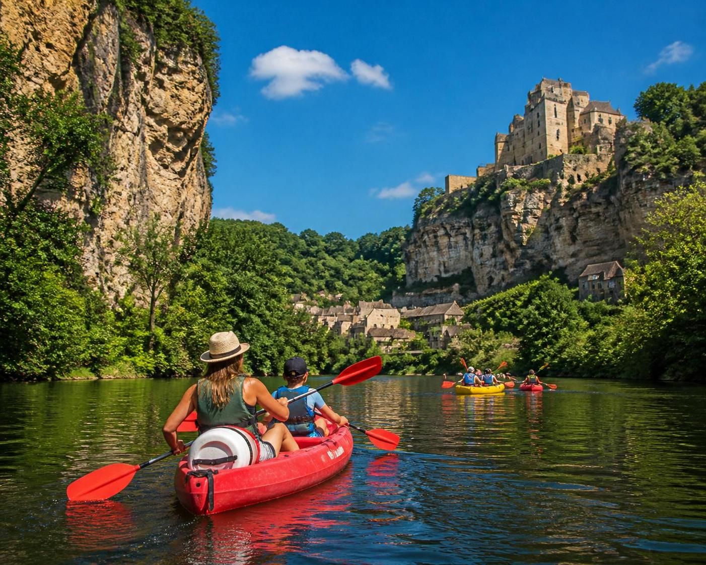 découvrez les meilleurs tronçons de la dordogne pour une descente en kayak inoubliable, entre paysages magnifiques et sensations garanties.
