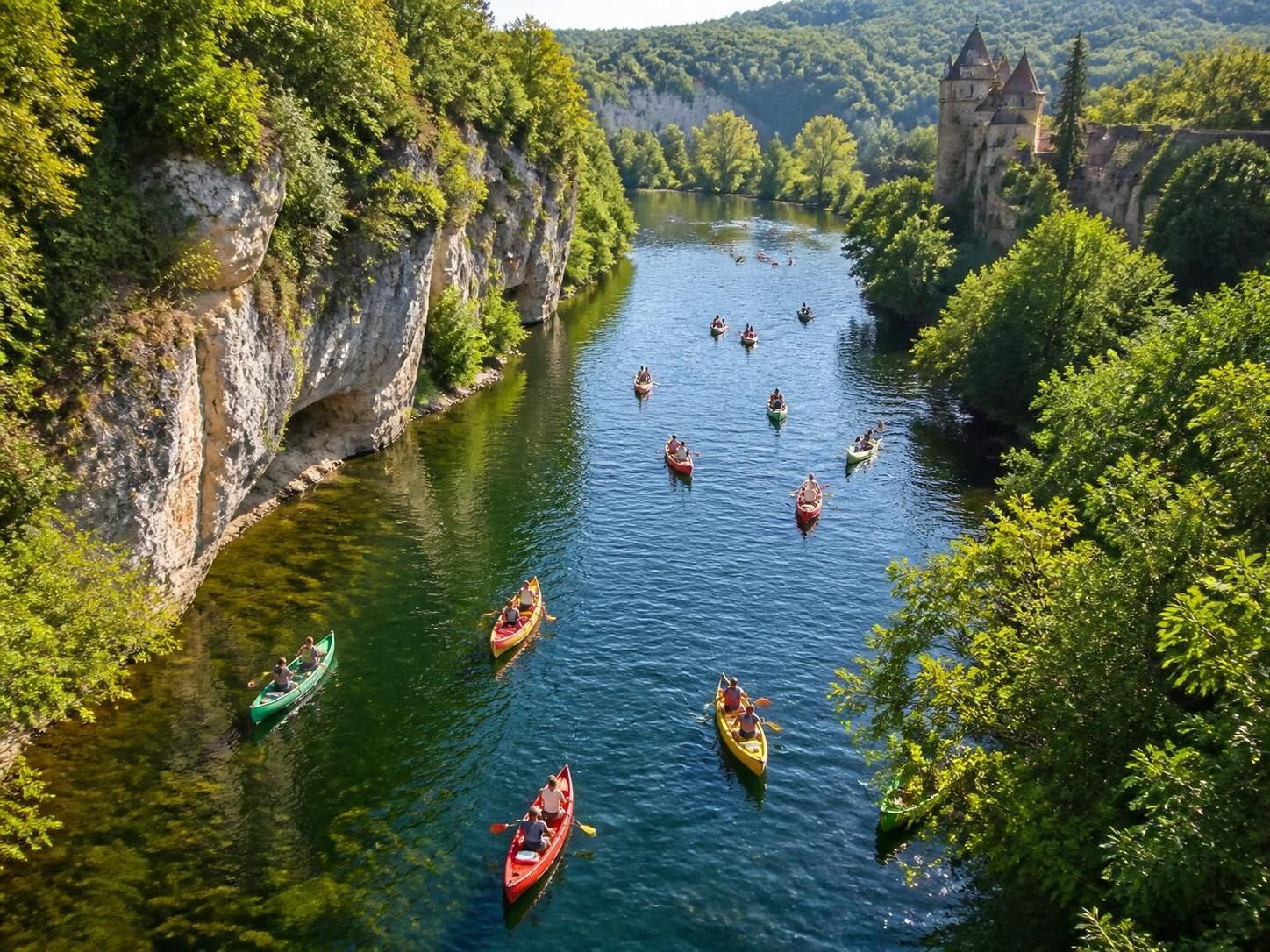 découvrez les plus beaux parcours de canoë en dordogne et les meilleurs endroits pour mettre à l'eau. profitez d'une aventure au cœur de paysages magnifiques et d'une nature préservée.