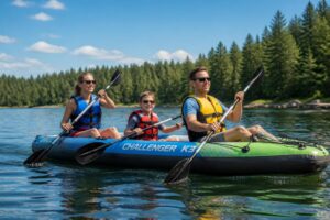 découvrez notre guide pour choisir le meilleur canoë gonflable 3 places, idéal pour des sorties en famille confortables et sécurisées.