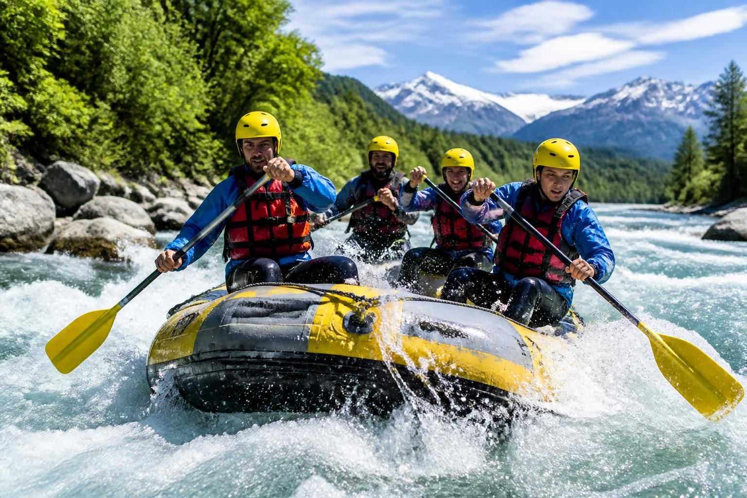 découvrez le rafting à annecy et explorez les rivières d'eau vive autour du lac pour une aventure pleine d'adrénaline au cœur des paysages alpins.