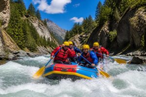 découvrez le rafting à serre chevalier et vivez une aventure excitante en descendant la guisane, idéale pour tous les amateurs de sensations fortes et de nature.