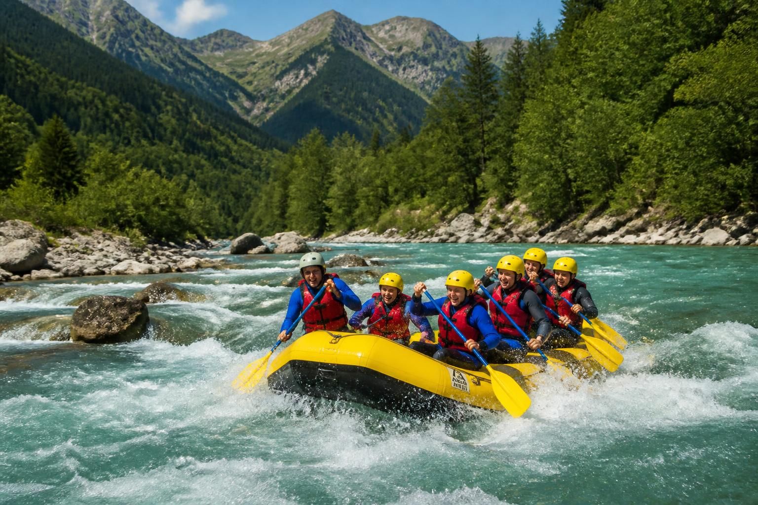 découvrez le rafting à thonon-les-bains sur la dranse en haute-savoie, une aventure sportive et rafraîchissante au cœur de paysages naturels exceptionnels.