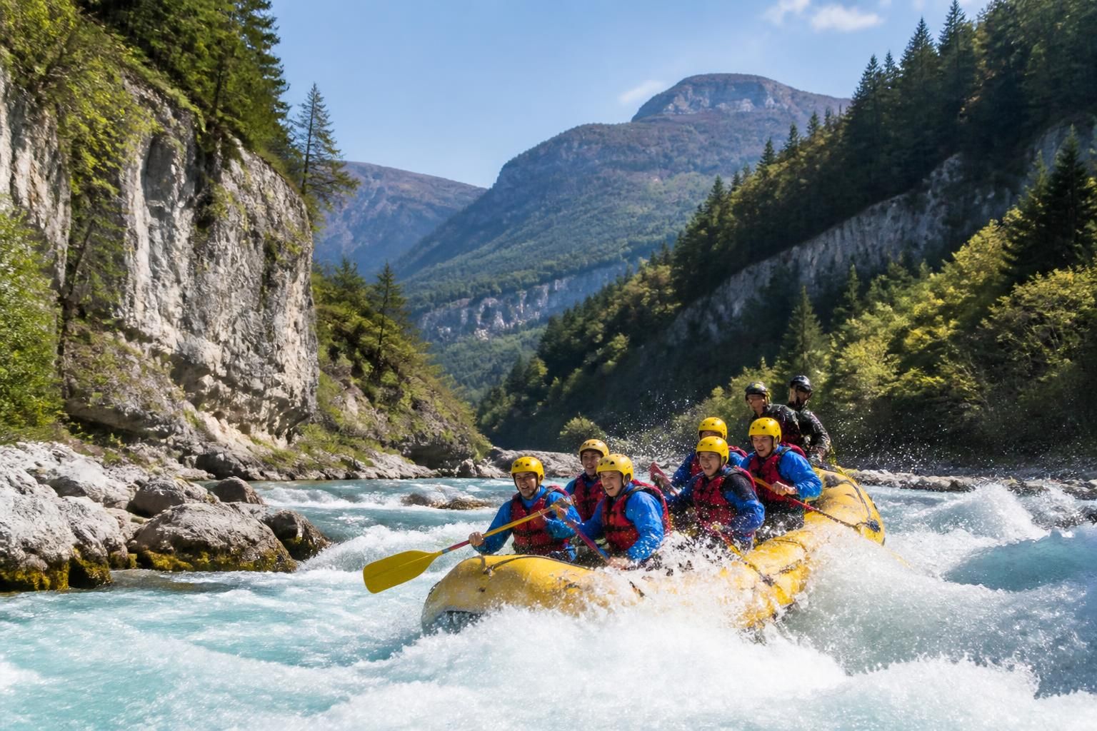 découvrez le rafting dans le jura, une aventure passionnante pour descendre les rivières du massif. profitez de paysages époustouflants et d'une expérience sportive inoubliable en plein cœur de la nature.