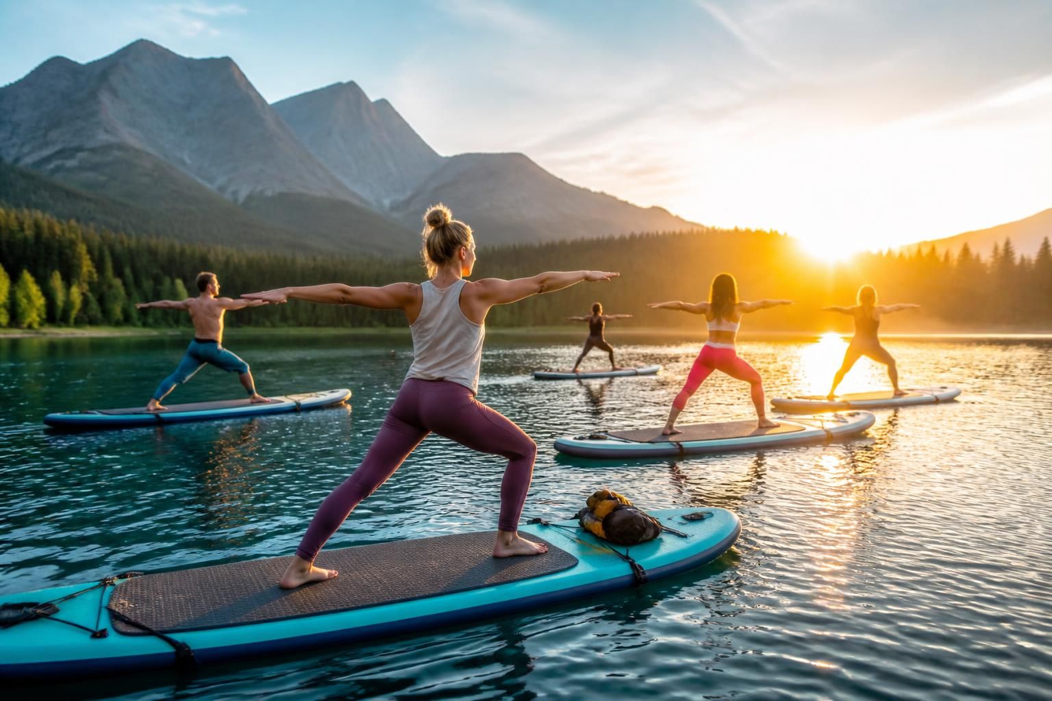 découvrez comment pratiquer le yoga sur paddle (sup yoga) sans tomber à l'eau grùce à nos conseils simples et efficaces pour débutants.
