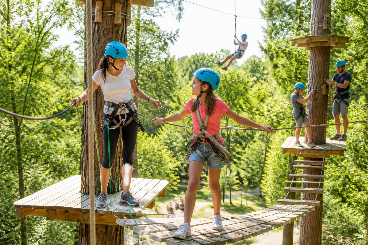 vivez une aventure inoubliable d'accrobranche à créteil, au cœur du val-de-marne. grimpez dans les arbres et profitez d'activités en pleine nature pour toute la famille.