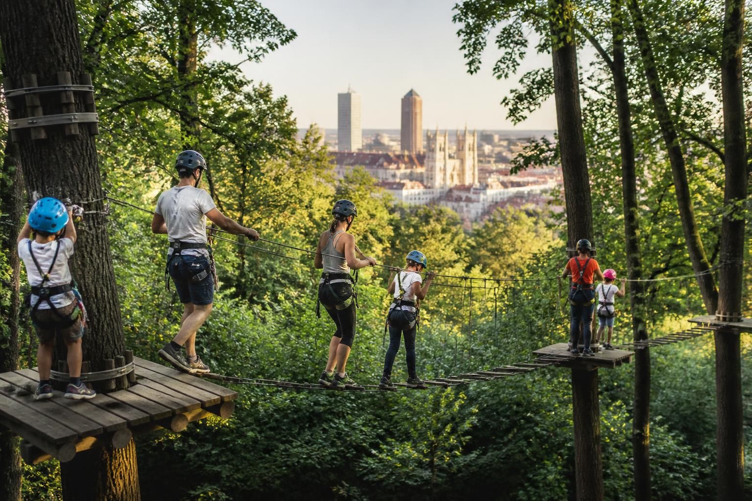 découvrez les meilleurs parcs d'accrobranche autour de lyon pour une aventure en plein air inoubliable en famille ou entre amis.