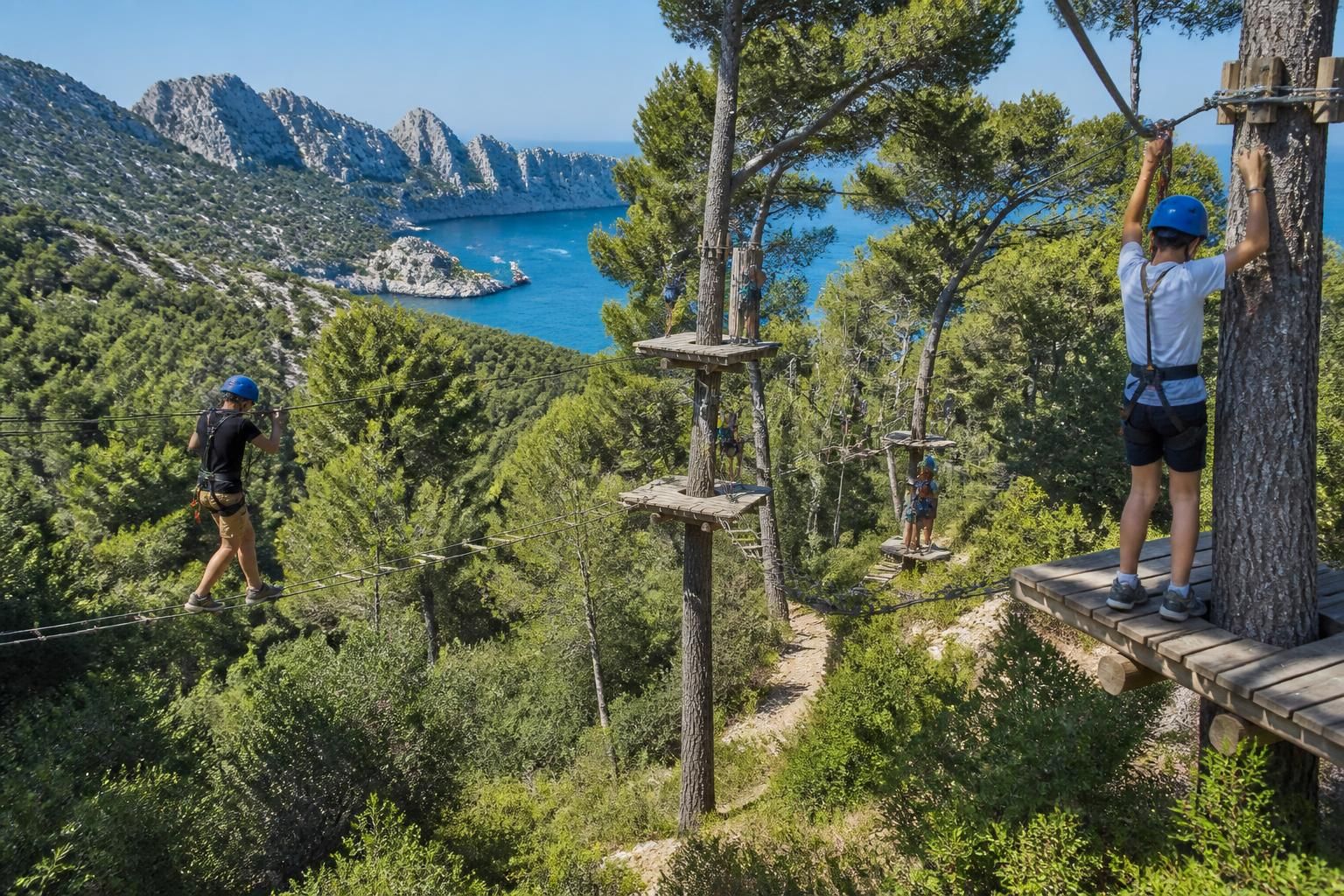 découvrez les meilleurs parcs d'accrobranche près des calanques à marseille pour une aventure en pleine nature, idéale pour toute la famille.