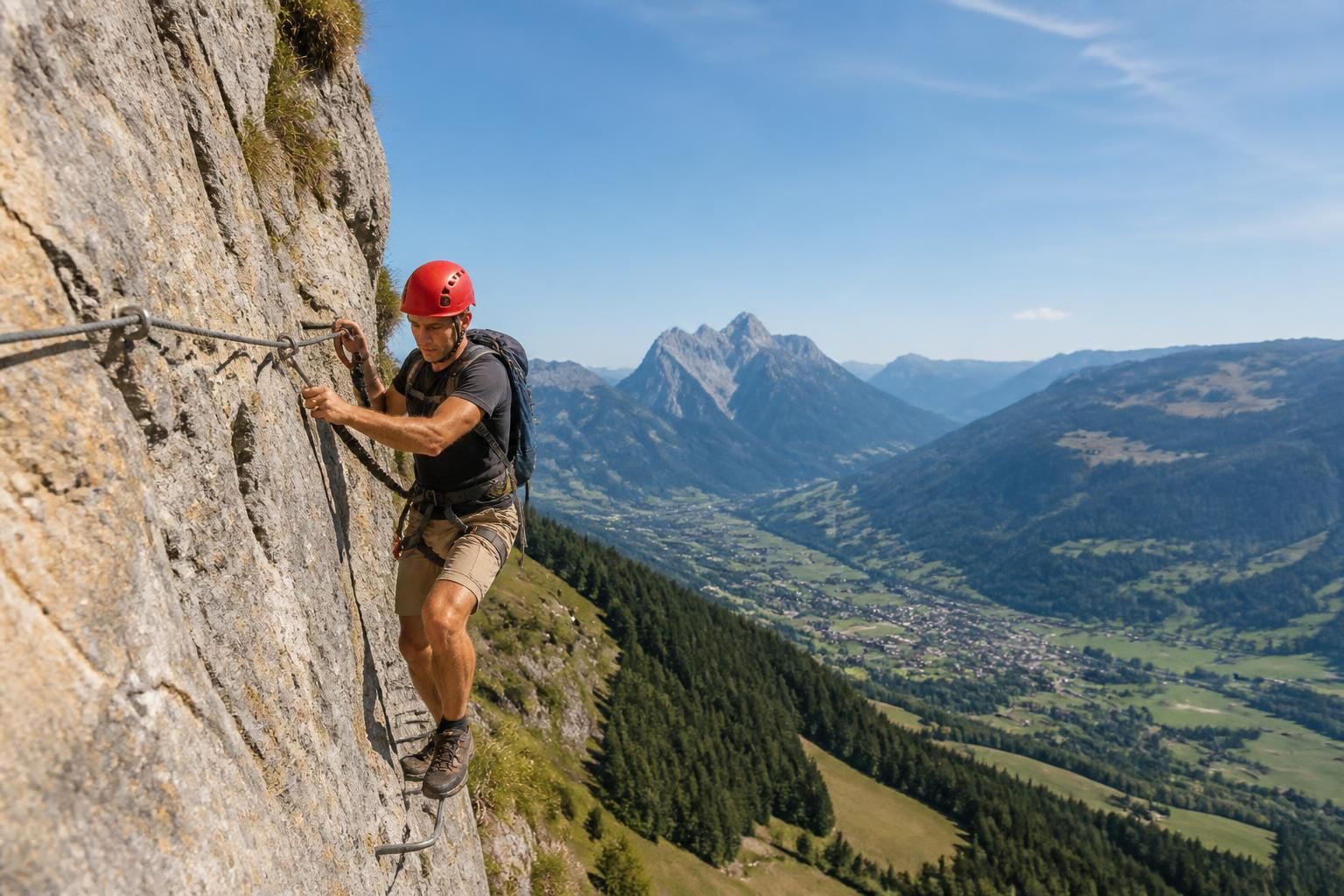 découvrez la via ferrata de thônes en haute-savoie, un parcours accessible offrant des vues imprenables et une aventure sportive pour tous les niveaux.